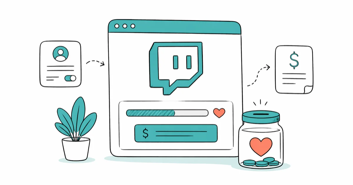 How to Set Up Donations on Twitch in 2026: A Streamer Guide cover image