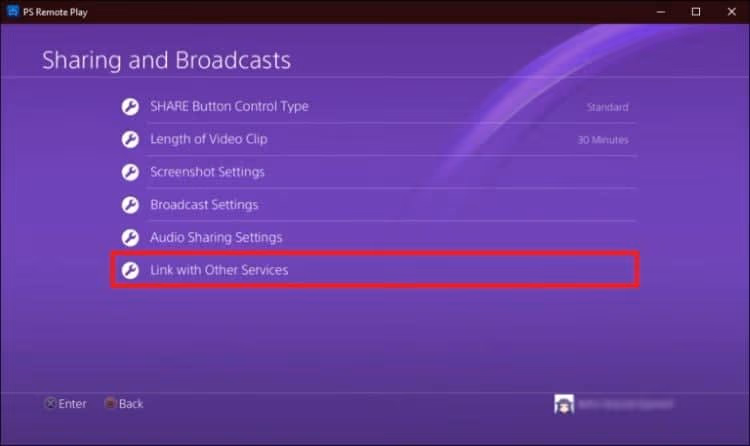 Link with Other Services