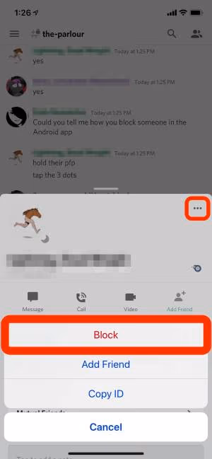 Block a Person on Discord on an Android or iPhone