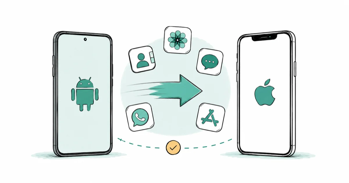 How to Transfer Data From Android to an iPhone (2026)