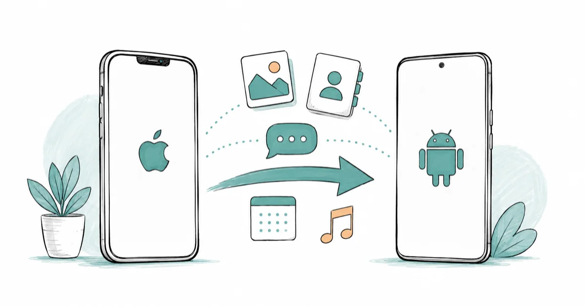How to Transfer Data From an iPhone to Android (2026) cover image
