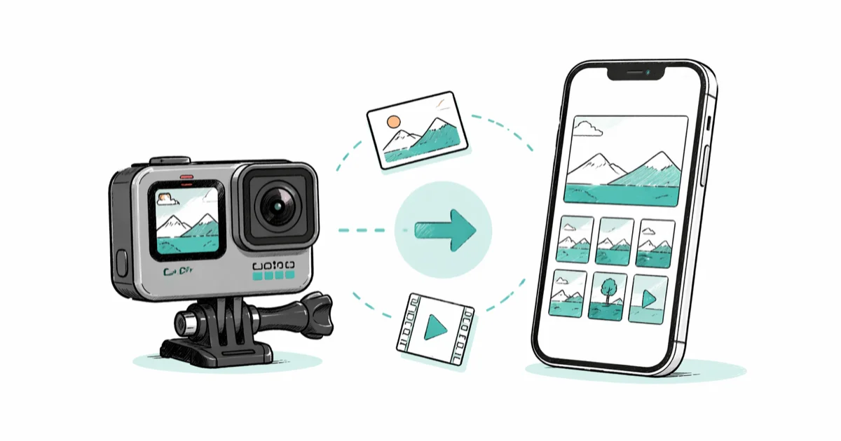 How to Transfer GoPro Videos to iPhone: 4 Easy Methods cover image