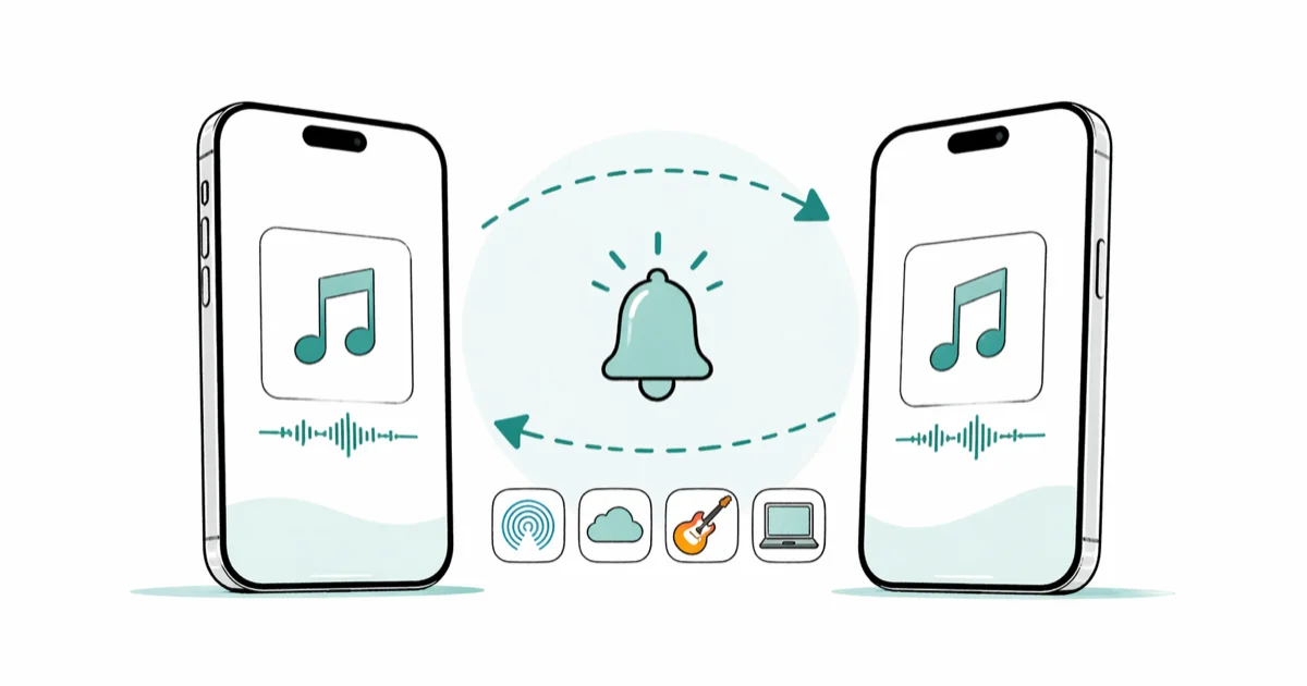 How to Transfer Ringtones From iPhone to iPhone (2026) cover image