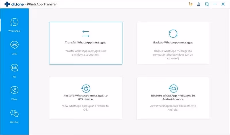 dr.fone - WhatsApp Transfer