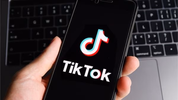 TikTok profile screen showing the menu icon