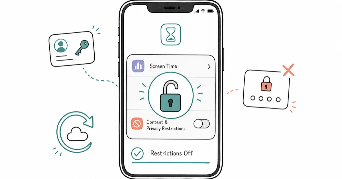 How to Turn Off Parental Controls on iPhone Without Password cover image