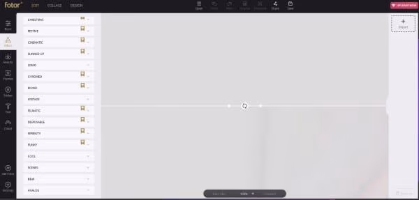 How to unblur a picture via Fotor