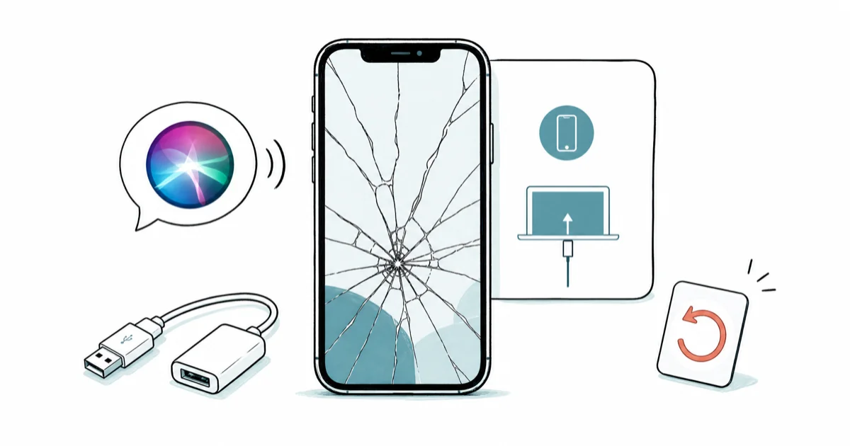 How to Unlock iPhone When Screen Is Broken or Unresponsive cover image