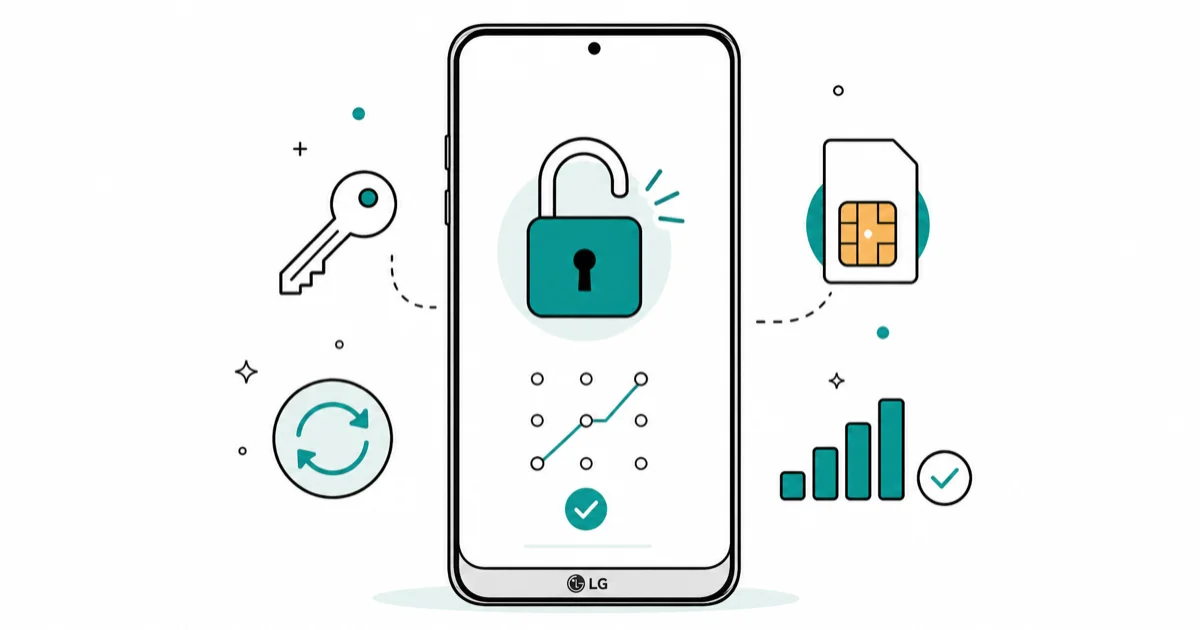 How to Unlock an LG Phone: Screen Lock and Carrier Guide cover image