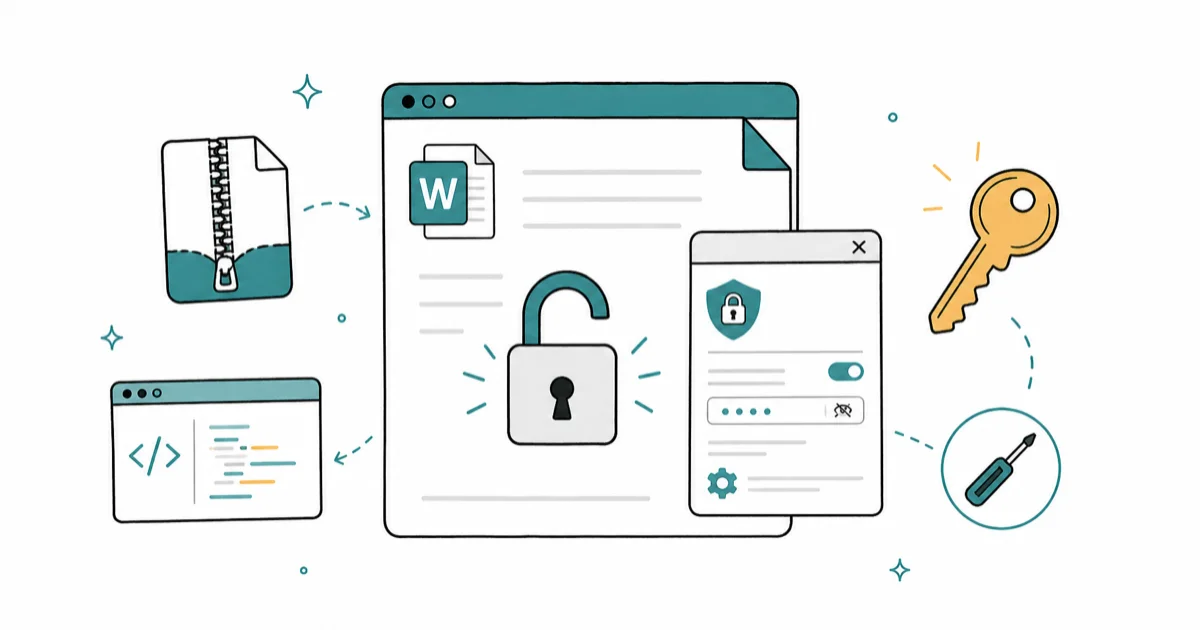 Unlock Password Protected Word Documents: Expert Guide cover image