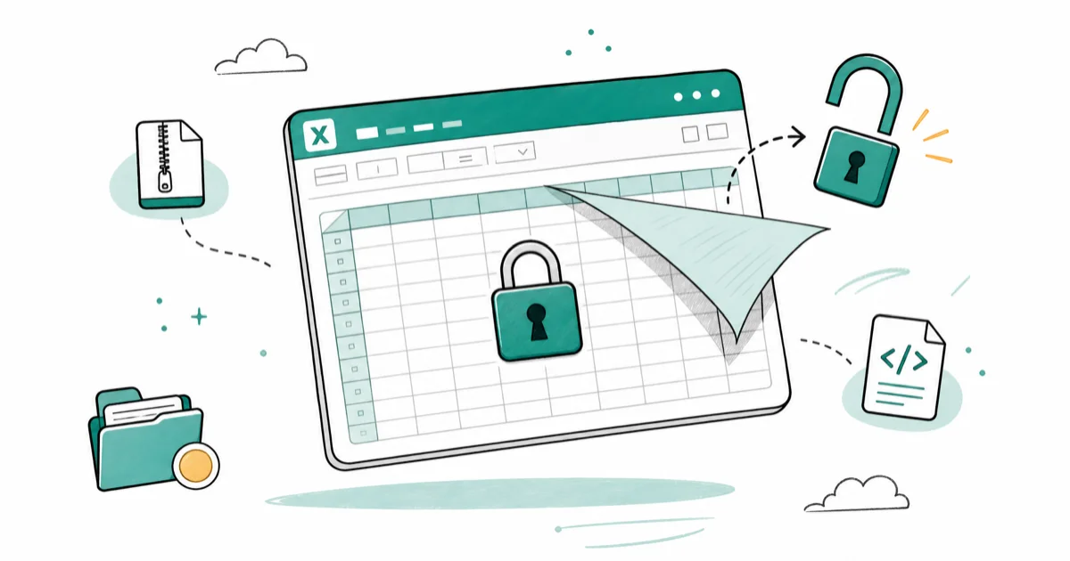 How to Unprotect Excel Sheet Without Password (2026 Guide) cover image