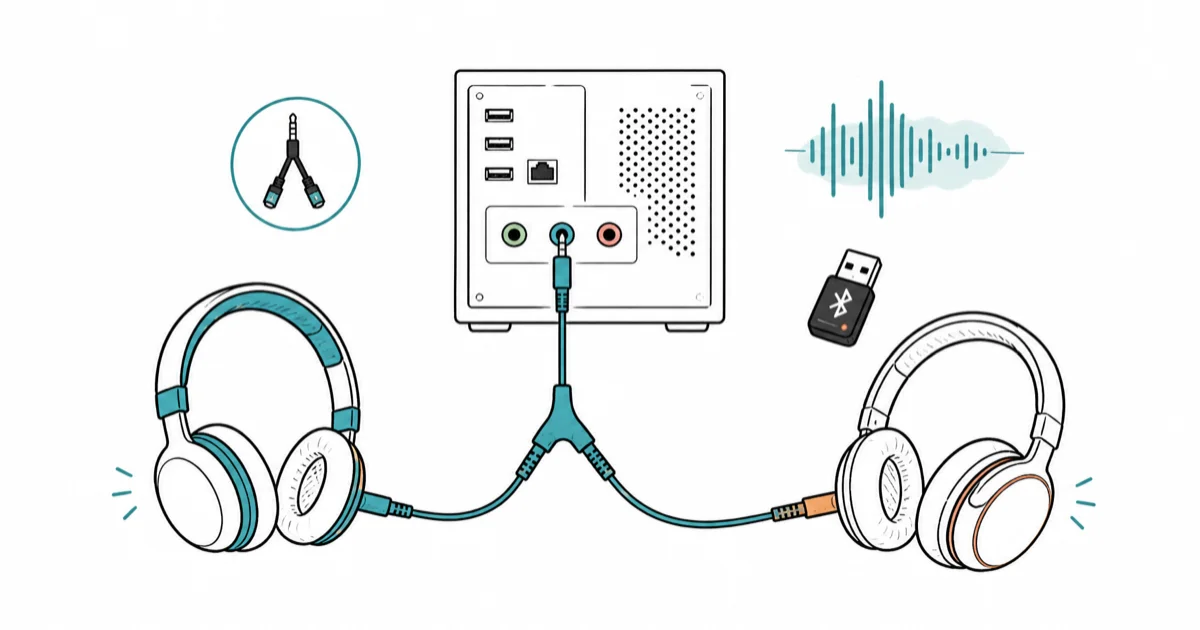 How to Use 2 Headphones on a PC: The Ultimate Guide cover image