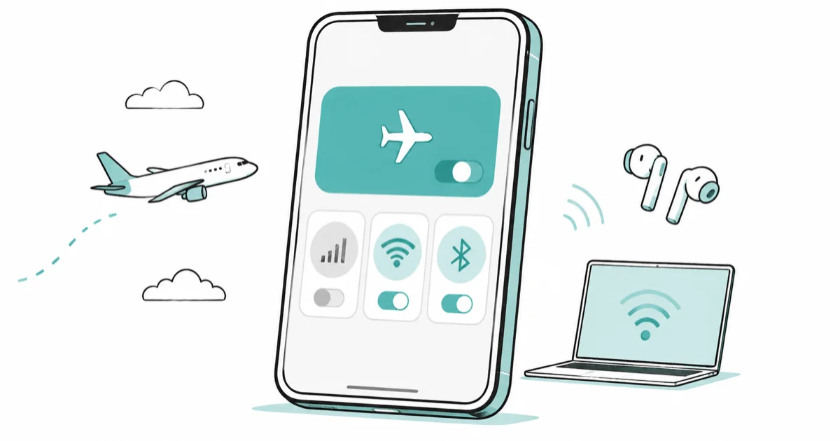 How to Use Airplane Mode (and What It Actually Does)
