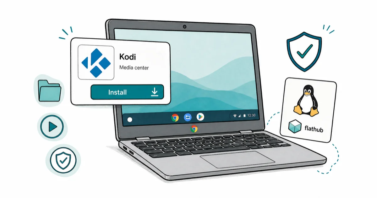 How to Install Kodi on Chromebook Safely and Legally cover image