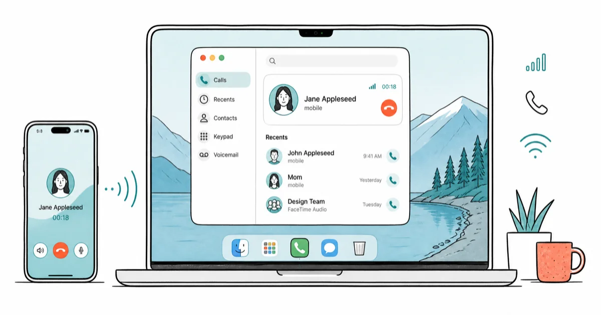 How to Use the Phone App on Mac: macOS Tahoe Setup Guide