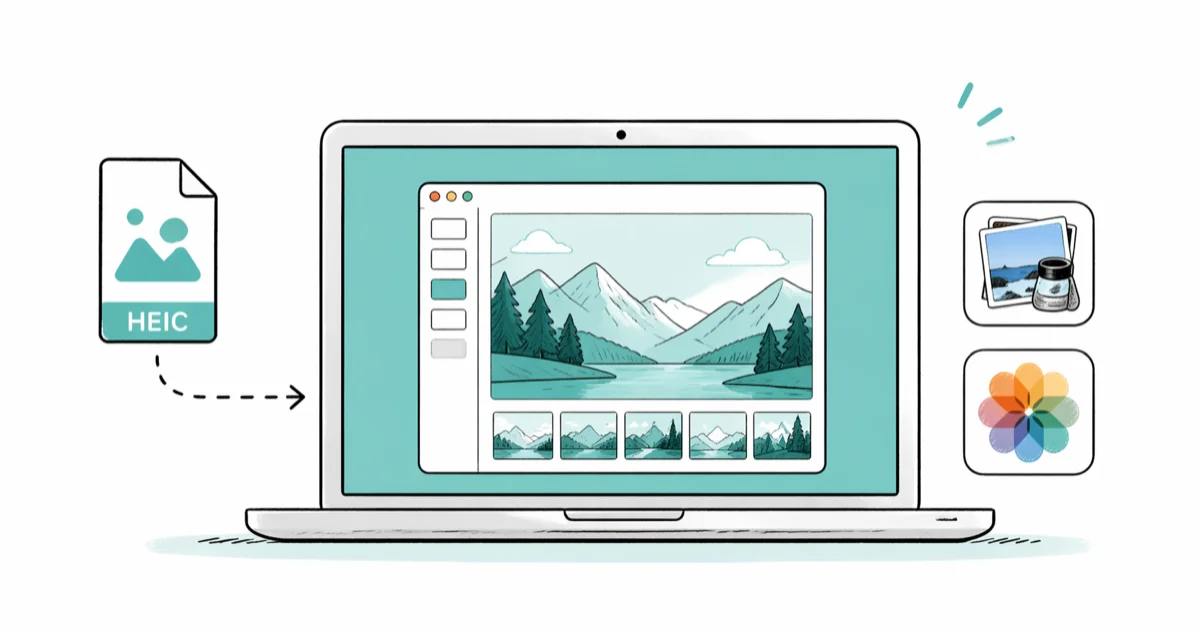 How to View HEIC Photos on a Mac: 6 Tested Methods cover image