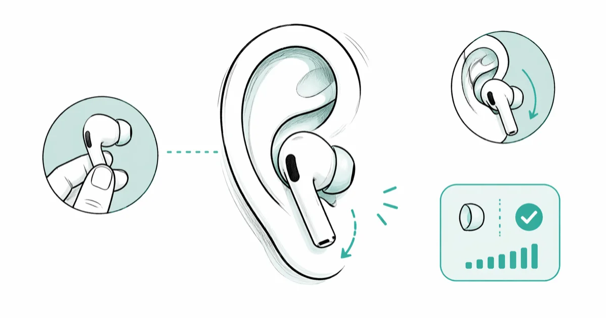 How to Wear AirPods Pro Correctly for a Secure Fit cover image