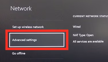 XBox One Advanced Settings