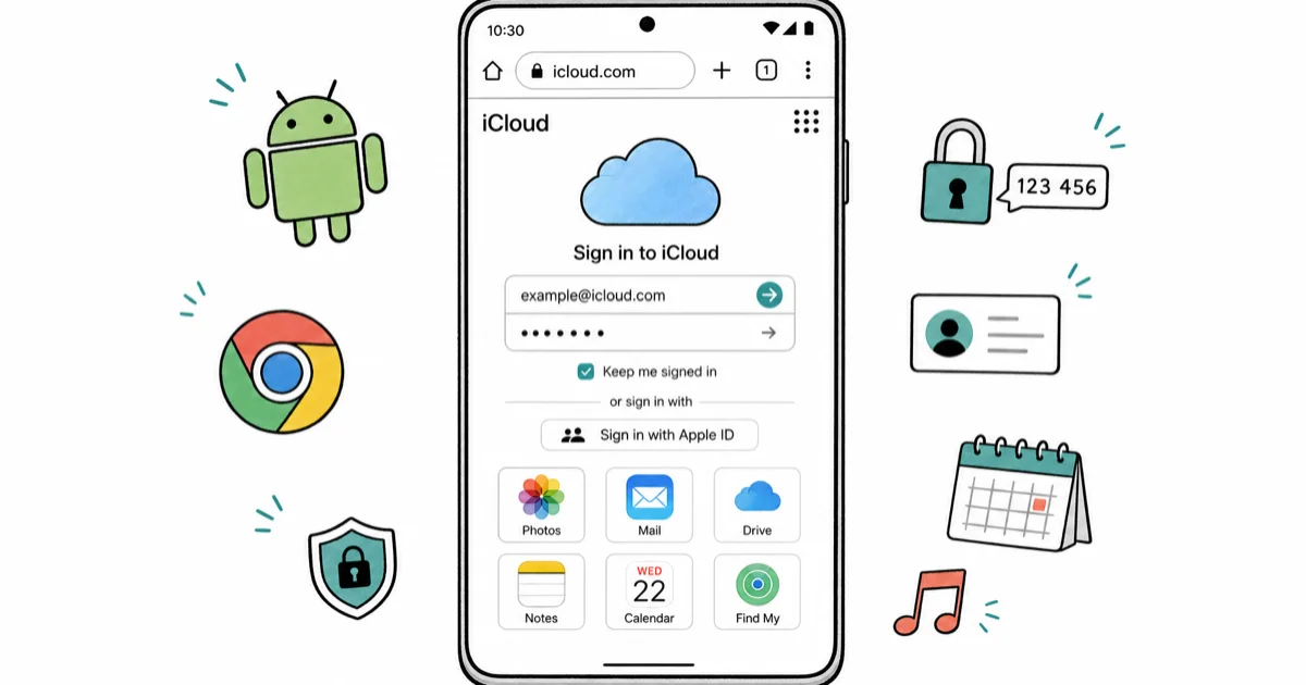 iCloud on Android: How to Access Your Apple Account in 2026 cover image