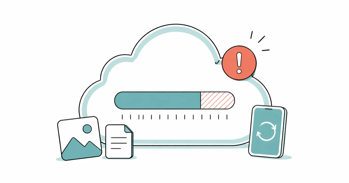iCloud Storage Full: 7 Ways to Free Up Space Quickly cover image