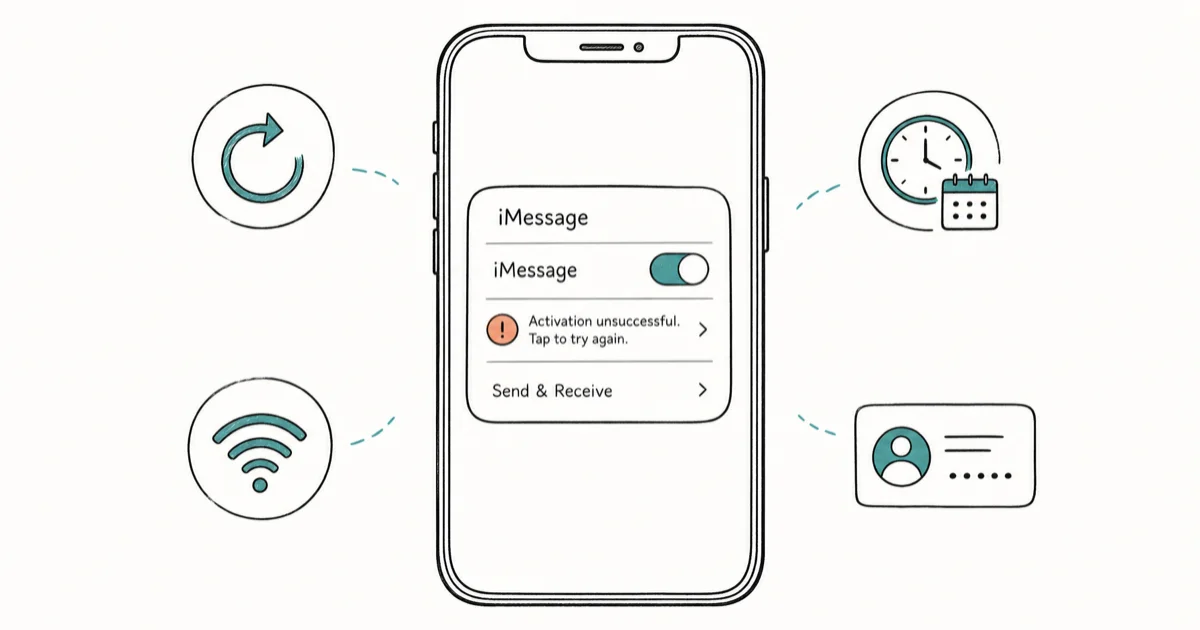 iMessage Needs to Be Enabled to Send This Message: 9 Fixes cover image