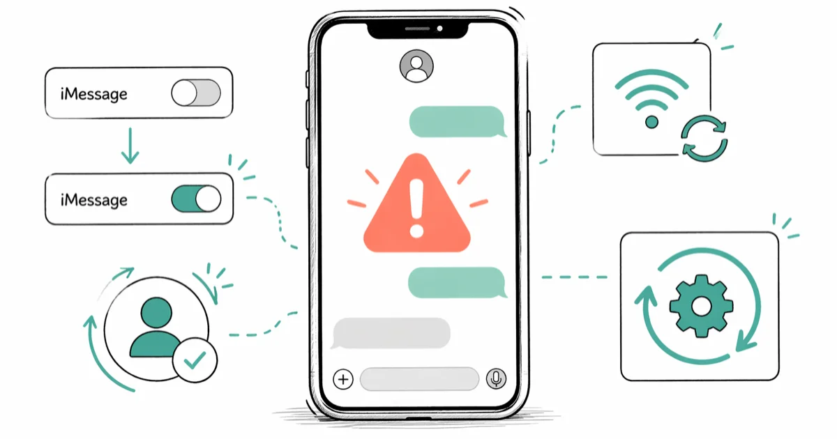iMessage Not Working? Fix It in Minutes With These Steps cover image