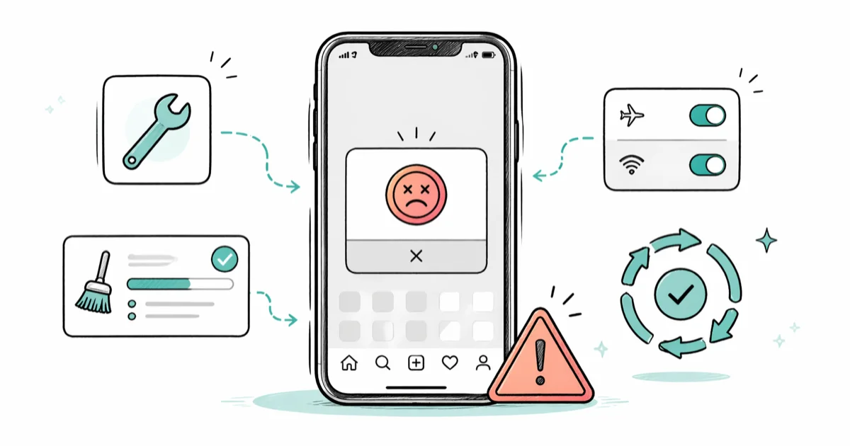 Instagram Keeps Stopping on Android: 9 Fixes (2026) cover image