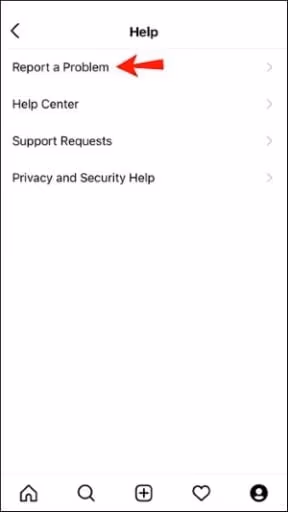 Report Your Issue on Instagram