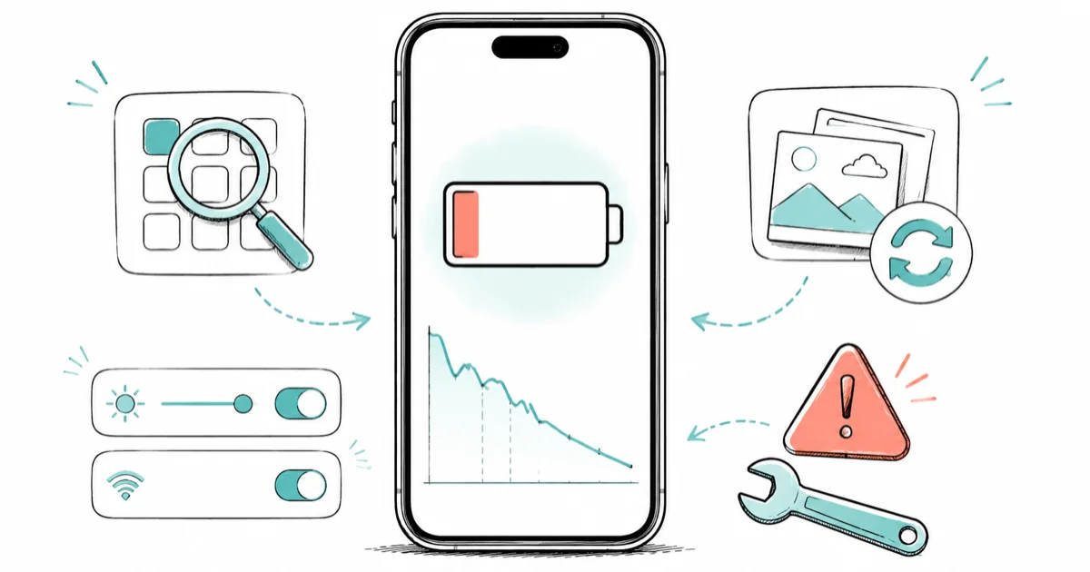 iOS 26 Battery Drain: Settled Numbers & Real Fixes cover image