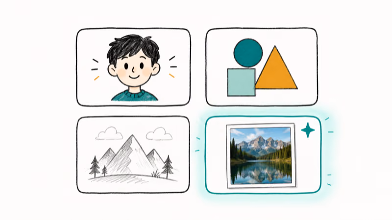 Image Playground style options grid showing animation illustration sketch and the new realistic mode