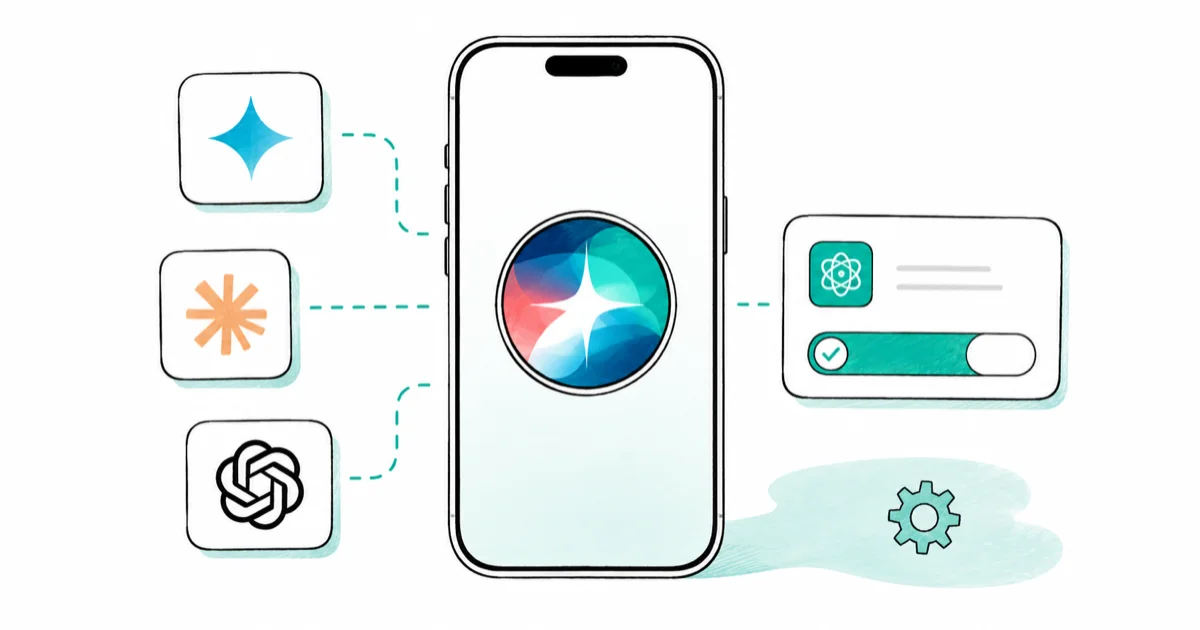 iOS 27 AI Extensions: Use Gemini and ChatGPT With Siri cover image