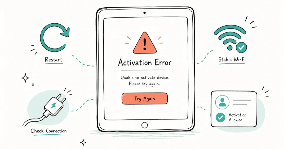How to Fix iPad Activation Error: 6 Proven Methods cover image