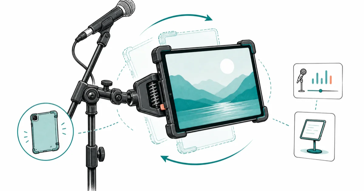 Best iPad Holders for Mic Stands: Top Picks for 2026 cover image