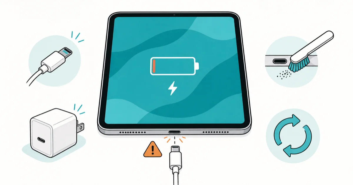 iPad Pro Not Charging? 7 Tested Fixes for Every Model cover image