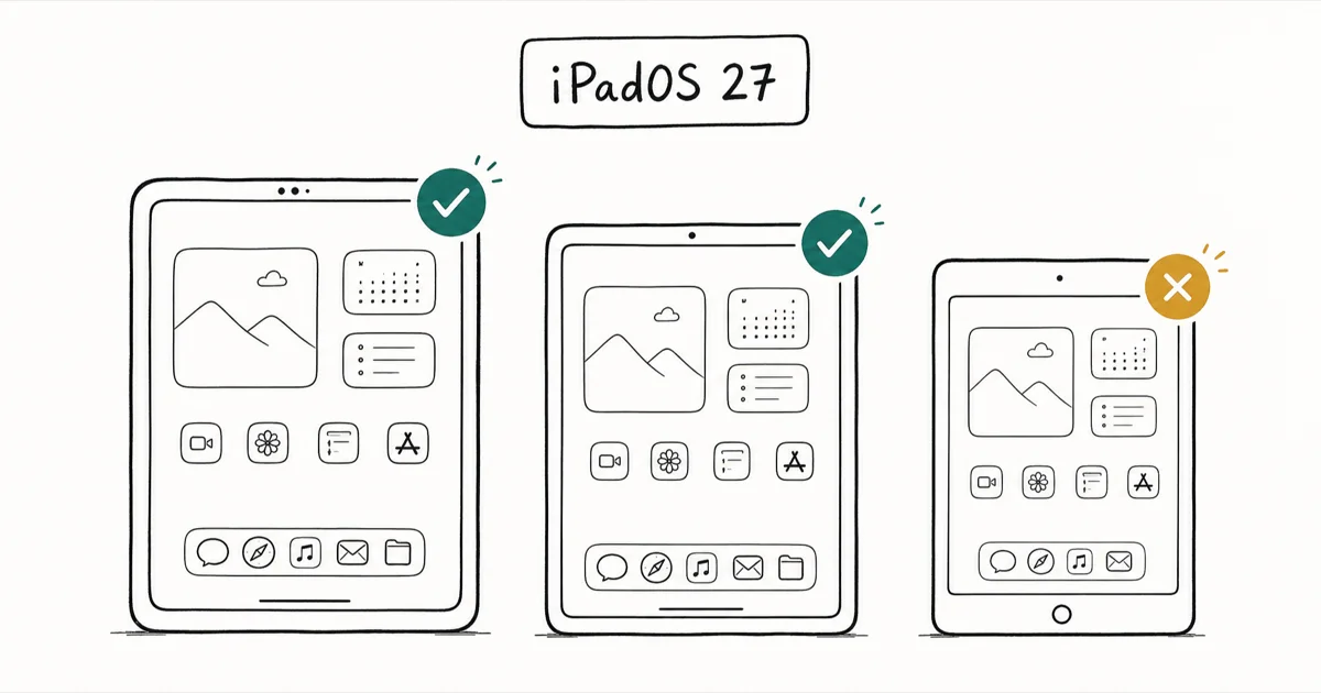 iPadOS 27 Compatible iPads: The Full 2026 Device List cover image
