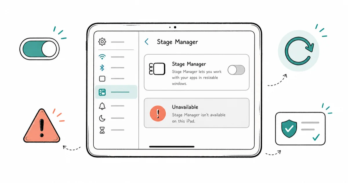 iPadOS Stage Manager Not Working? How to Fix It 2026