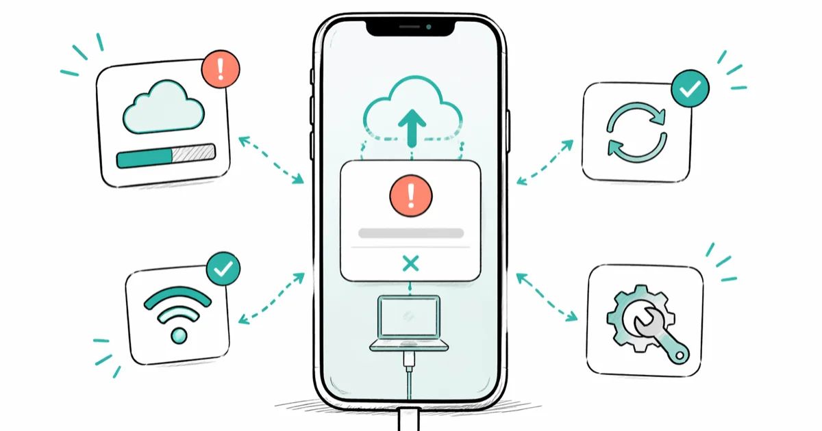 iPhone Backup Failed: 8 Fixes for iCloud and iTunes (2026) cover image