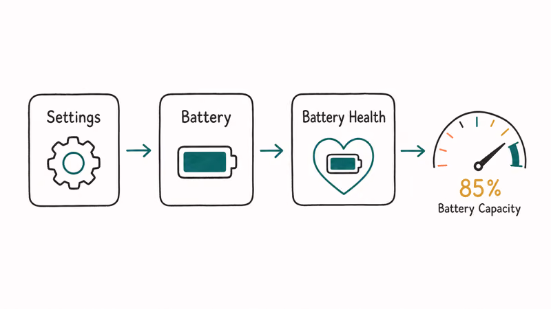 Three-step path to find iPhone Battery Health before paying for replacement