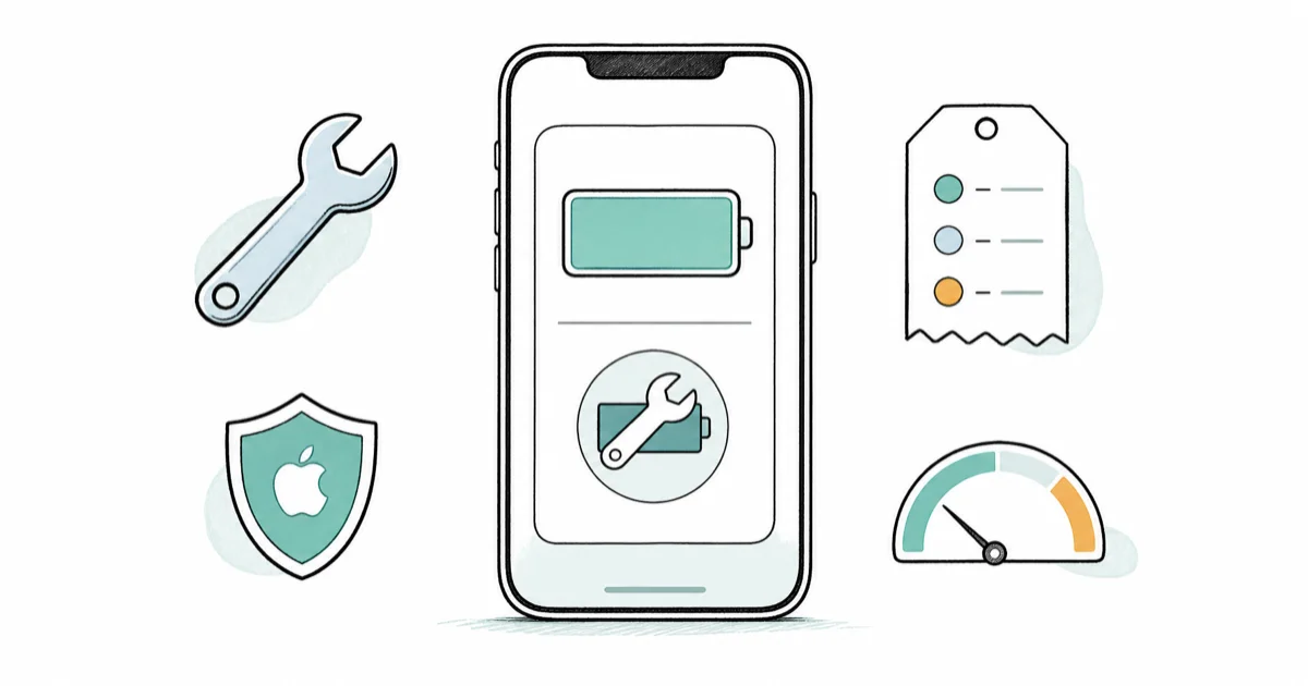 iPhone Battery Replacement Cost: Apple vs Third-Party 2026 cover image