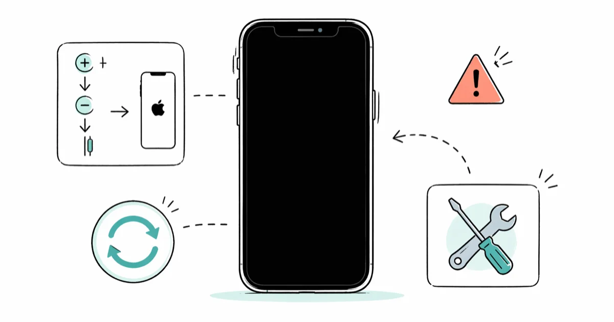 iPhone Black Screen: 6 Tested Fixes for Every Model cover image