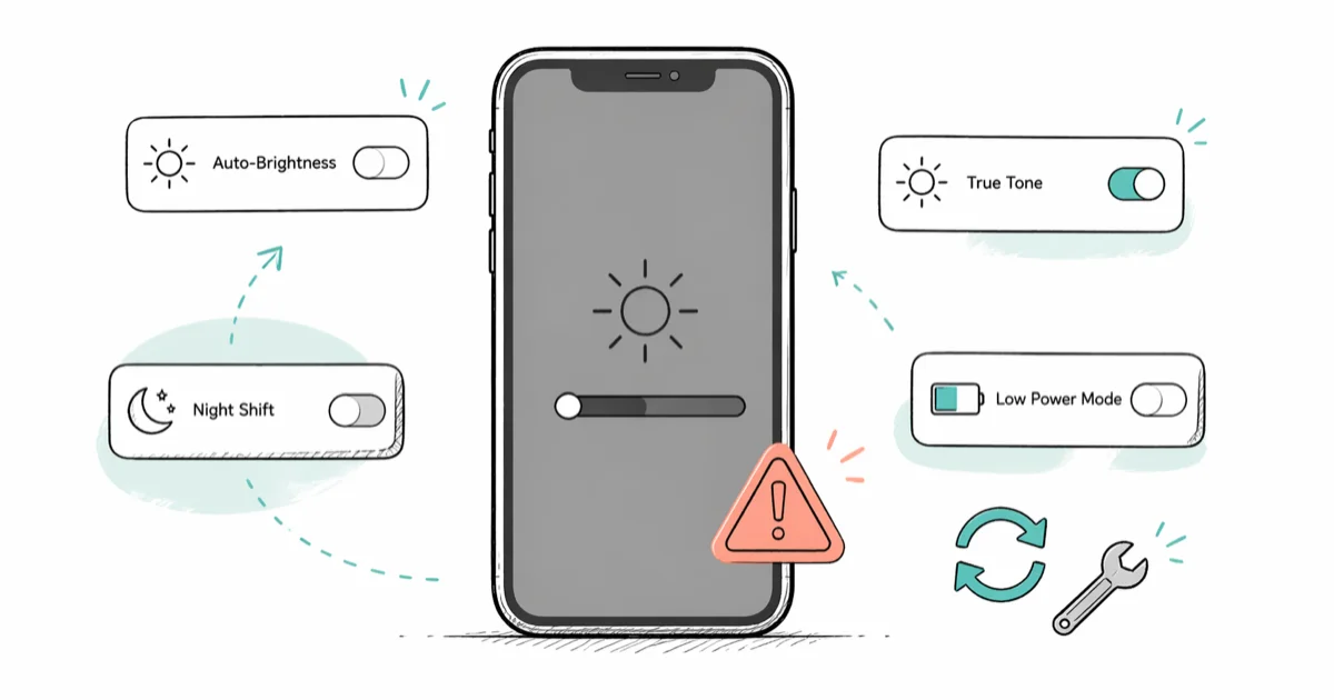 iPhone Brightness Keeps Dimming: 10 Fixes That Work cover image