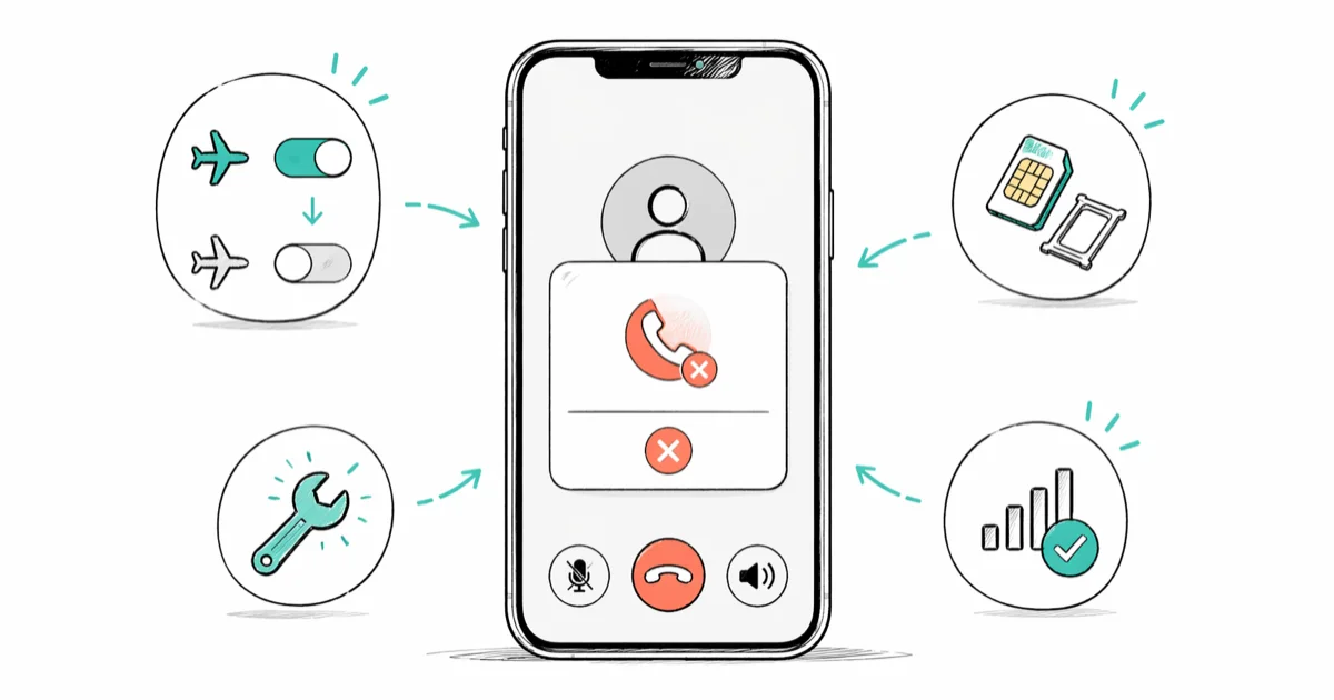 iPhone Call Failed: 10 Fixes That Actually Work (2026) cover image