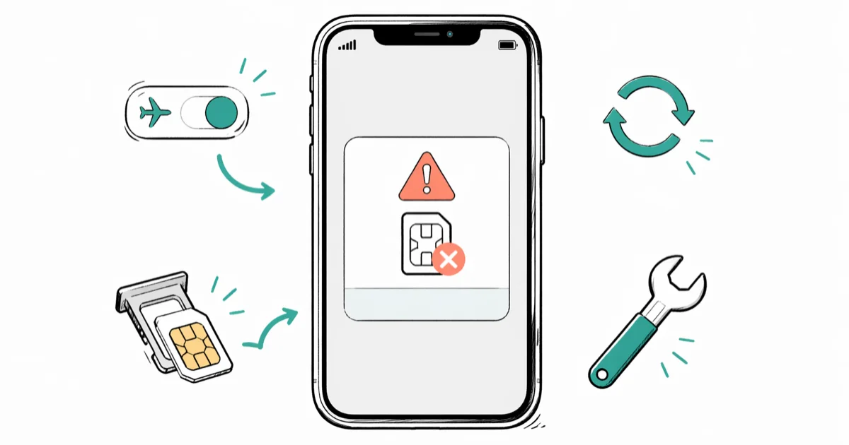 iPhone Has an Invalid SIM Card: 7 Ways to Fix It Now cover image