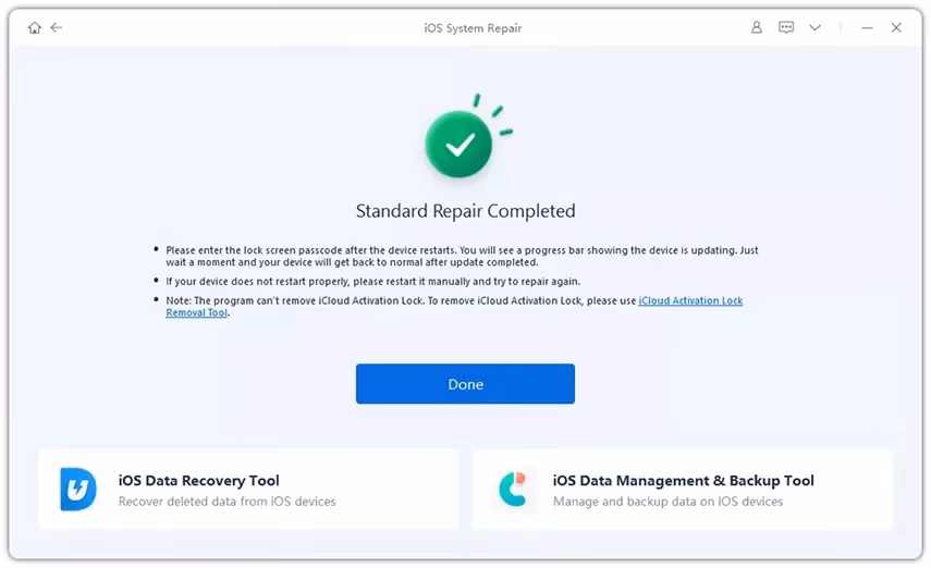 Fix the iPhone Incorrect Wi-Fi Password Error using Tenorshare ReiBoot
