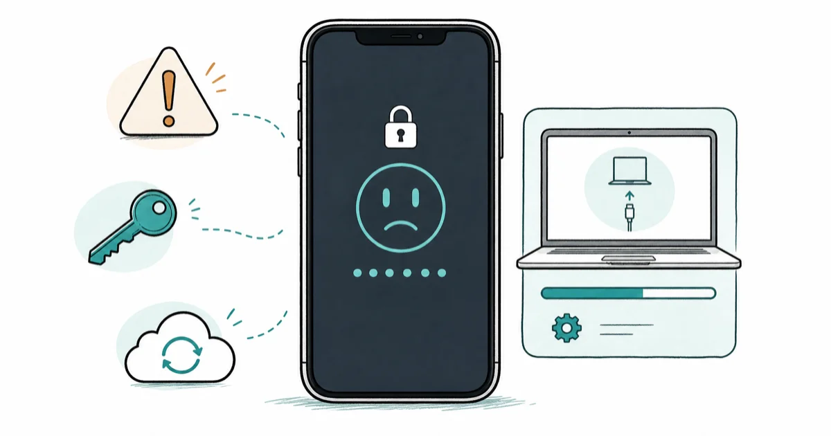 iPhone Is Disabled: How to Unlock and Prevent It in 2026 cover image