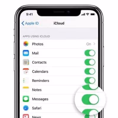 Re-Turn on Your iCloud Account