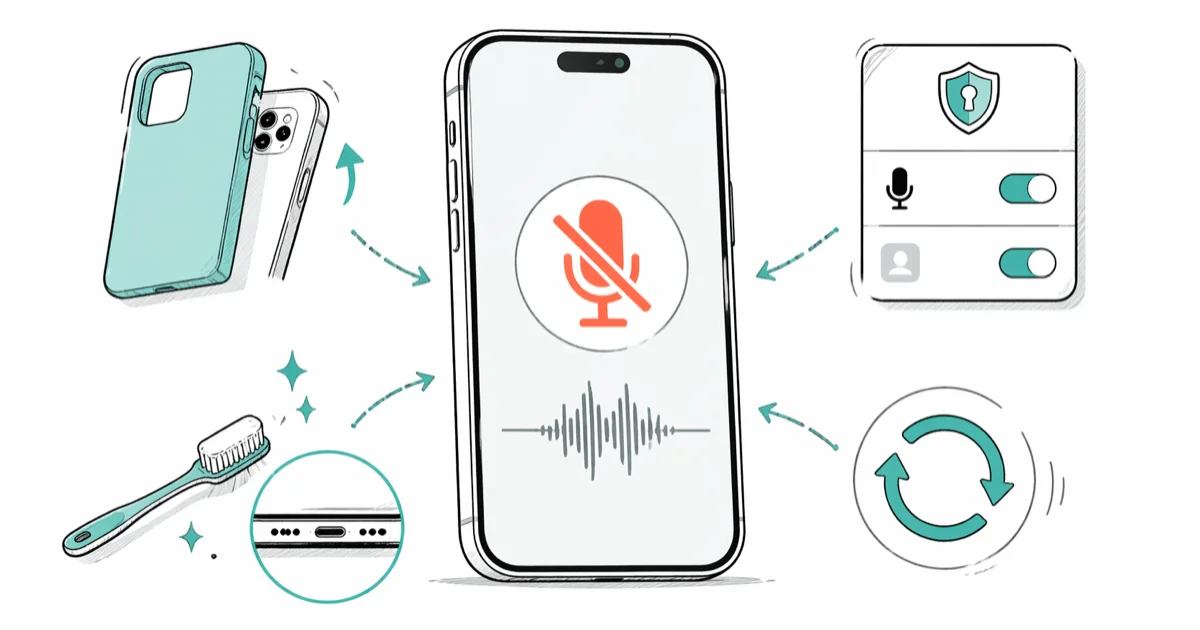 iPhone Microphone Not Working? 8 Tested Fixes (2026) cover image