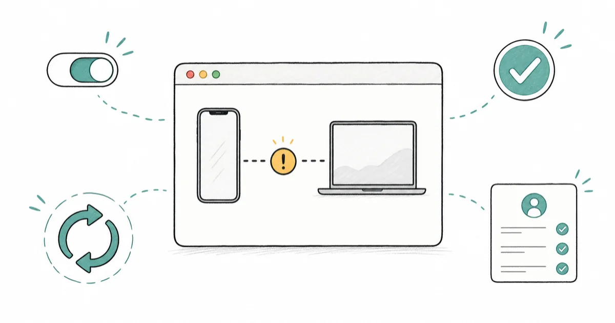 iPhone Mirroring Not Working? A Practical 2026 Fix