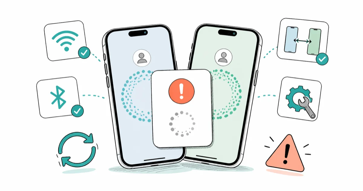 iPhone Quick Start Not Working? 7 Fixes (2026 Guide) cover image