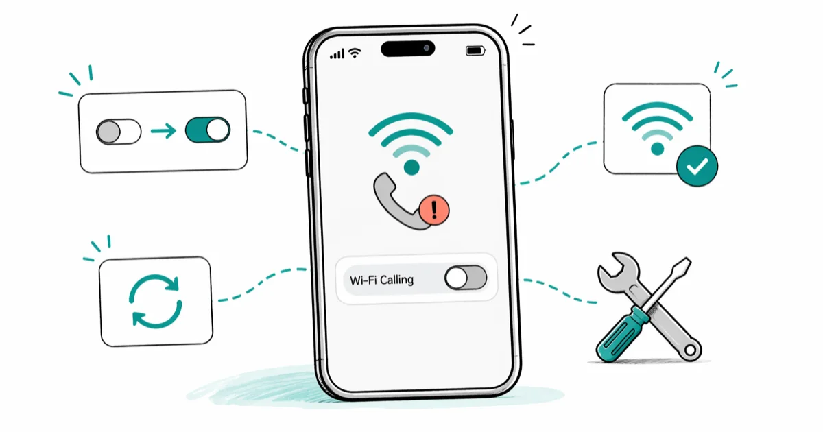 iPhone Wi-Fi Calling Not Working? 7 Fixes to Try Now cover image